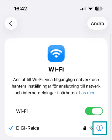 Tap The I Icon Sv