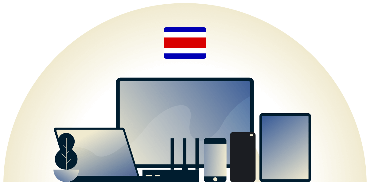 VPN de Costa Rica que protege una gran variedad de dispositivos.