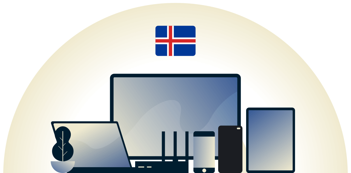 ไอซ์แลนด์ VPN ปกป้อง ความหลากหลายของอุปกรณ์